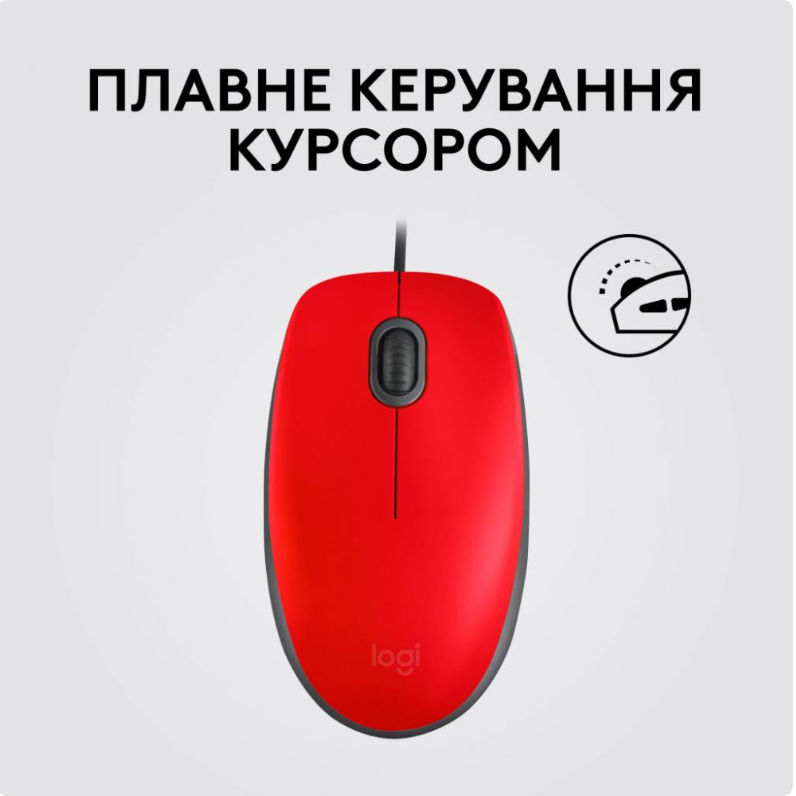 Миша Logitech M110 Silent Red (910-006759)