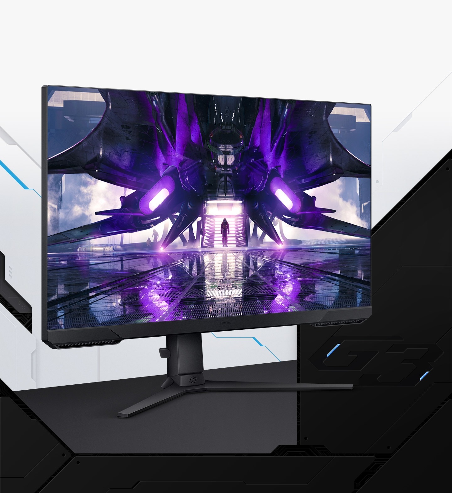 Монiтор Samsung 24" Odyssey S24AG300NI (LS24AG300NIXCI) VA Black 144Hz