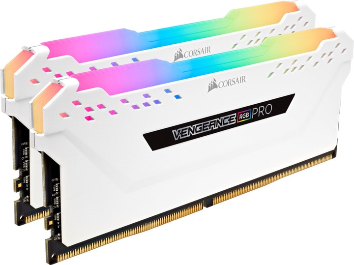 Модуль пам`ятi DDR4 2x16GB/3200 Corsair Vengeance RGB Pro SL White (CMH32GX4M2E3200C16W)