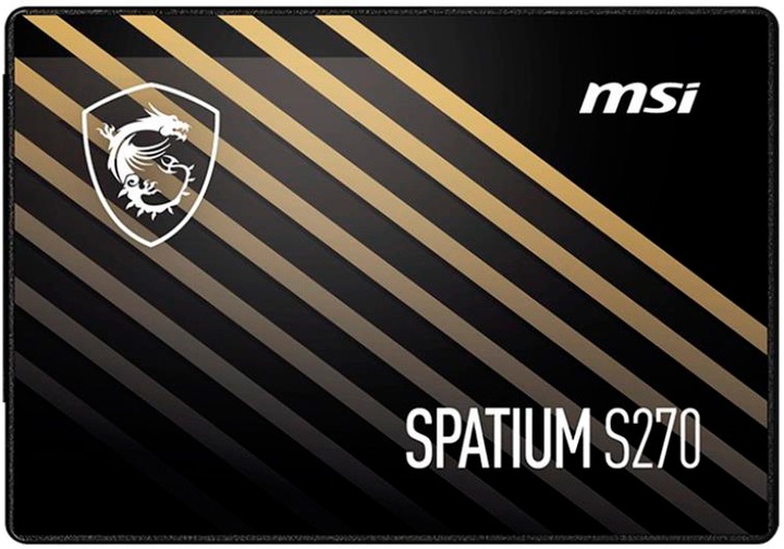 Накопичувач SSD  480GB MSI Spatium S270 2.5" SATAIII 3D TLC (S78-440E350-P83)