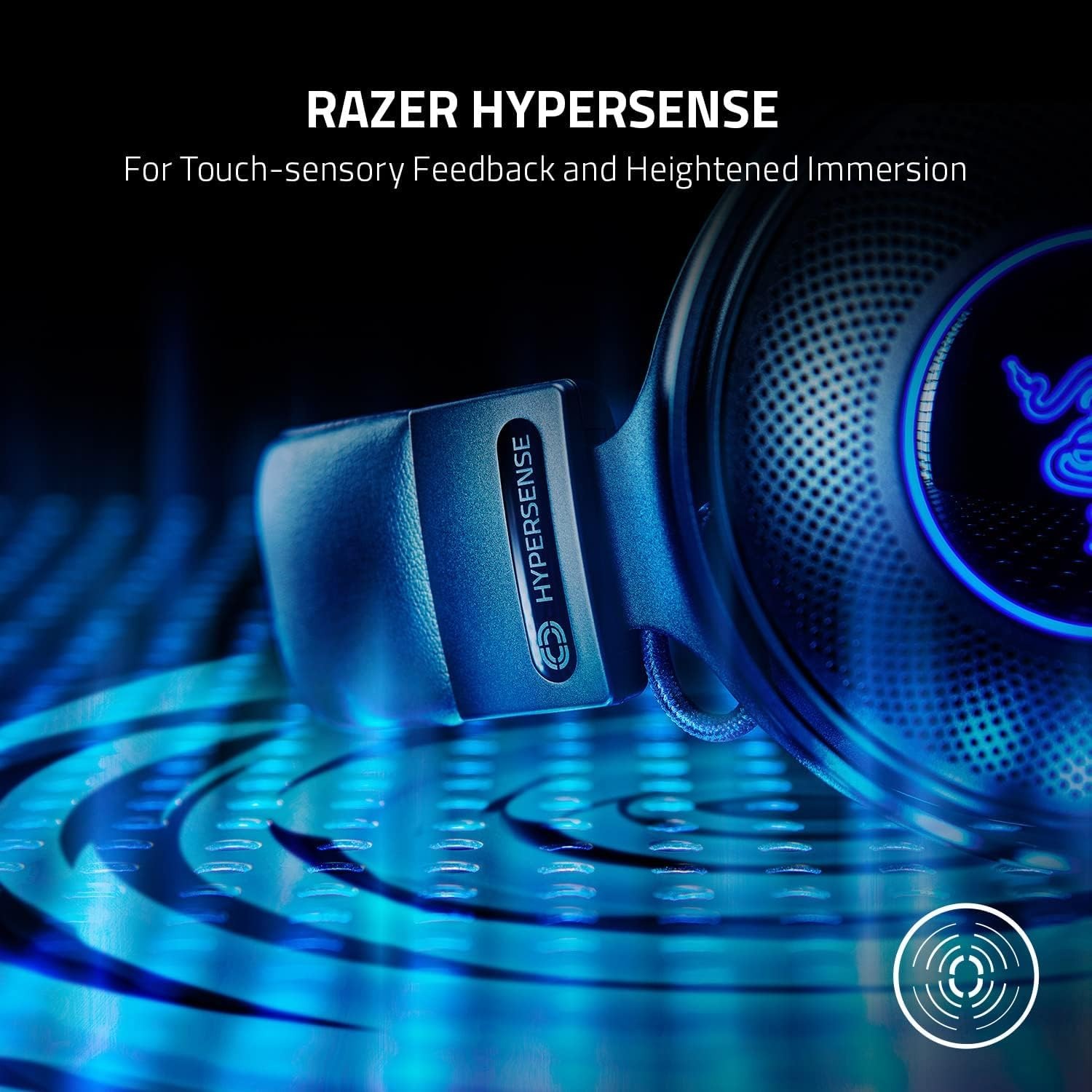 Гарнiтура Razer Kraken V3 Hypersence Black (RZ04-03770100-R3M1)