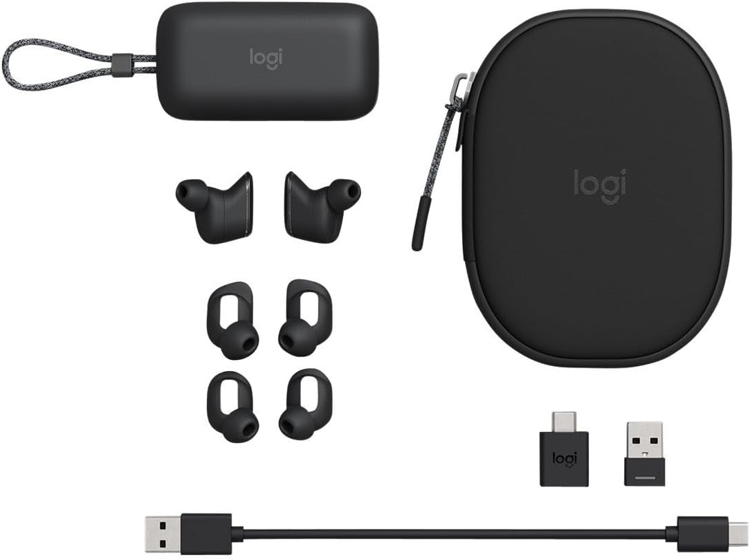 Bluetooth-гарнітура Logitech Zone True Wireless Graphite (985-001082)