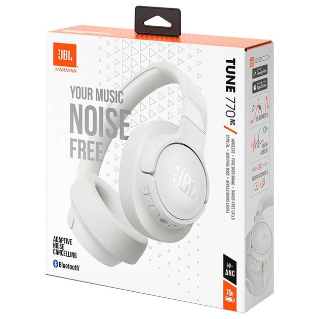 Bluetooth-гарнітура JBL T770NC White (JBLT770NCWHT)