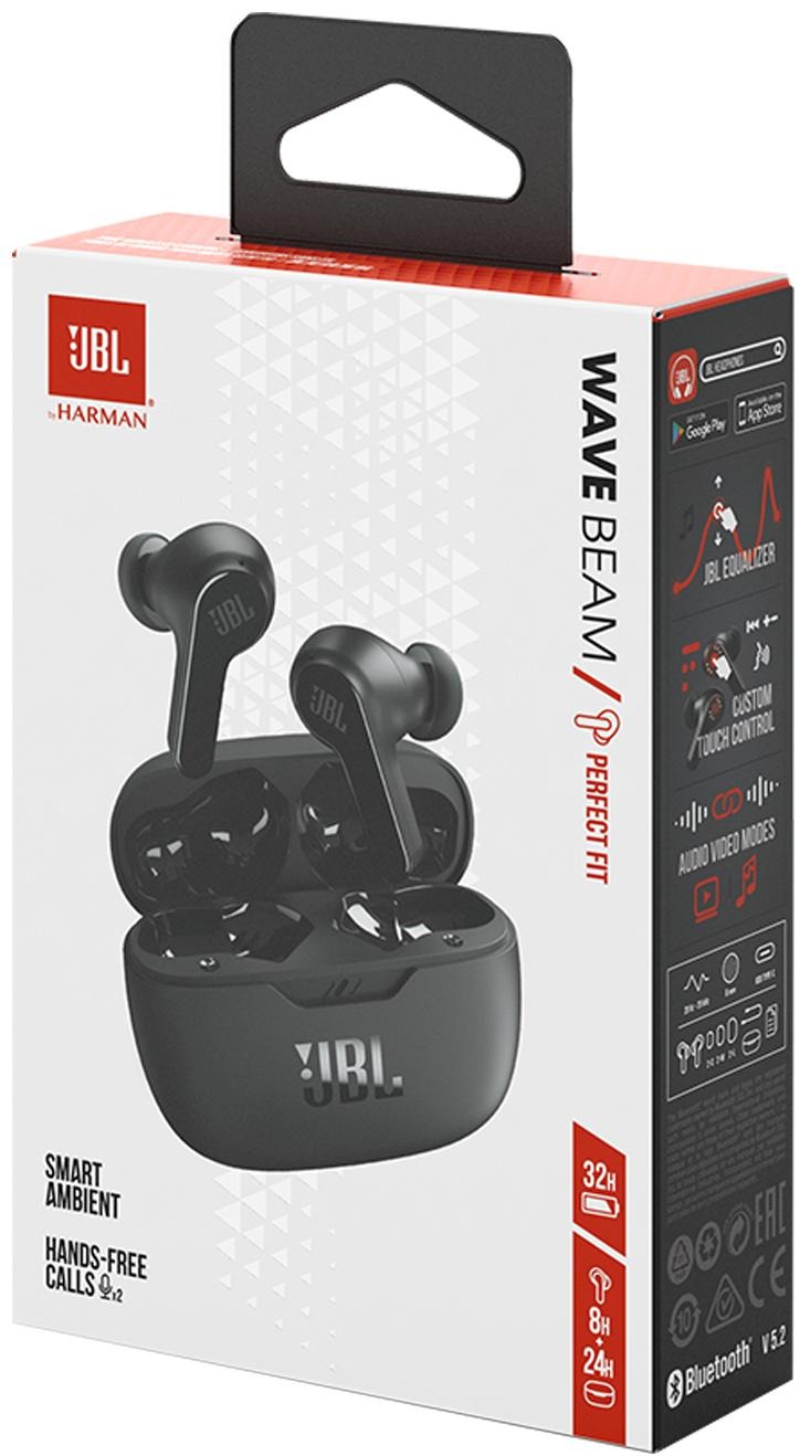 Bluetooth-гарнітура JBL Tune Beam Black (JBLTBEAMBLK)