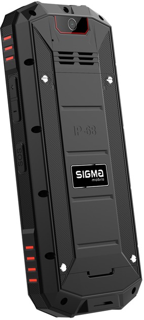 Мобільний телефон Sigma mobile X-treme PA68 Dual Sim Black/Red (4827798466520)