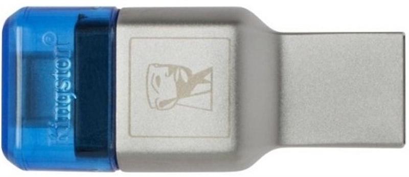 Кардрідер Kingston MobileLite Duo 3C Dual Interface USB3.1 Type-A and Type-C microSD (FCR-ML3C) Metall Casing