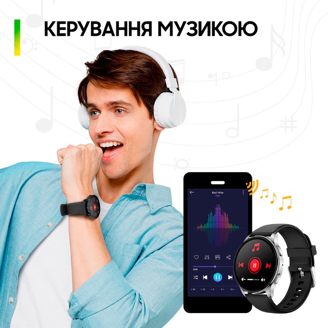 Смарт-годинник Amazfit Pop 3R Black