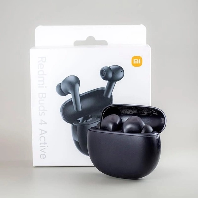 Bluetooth-гарнітура Xiaomi Redmi Buds 4 Active Black (BHR6992GL)