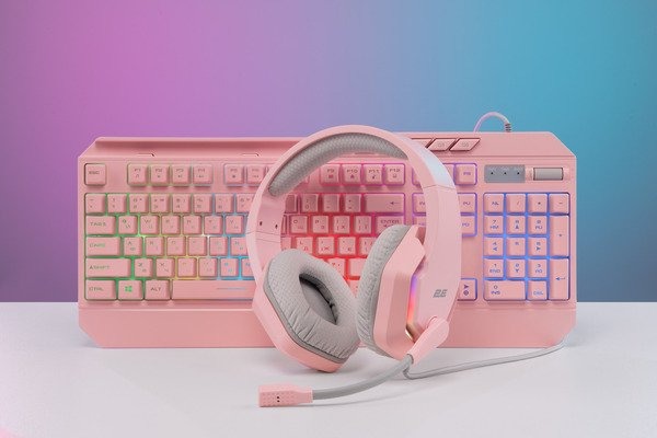 Гарнітура 2E Gaming HG315 RGB USB 7.1 Pink (2E-HG315PK-7.1)