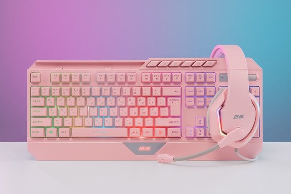 Гарнітура 2E Gaming HG315 RGB USB 7.1 Pink (2E-HG315PK-7.1)