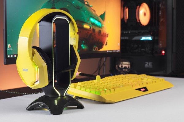 Гарнітура 2E Gaming HG315 RGB USB 7.1 Yellow (2E-HG315YW-7.1)