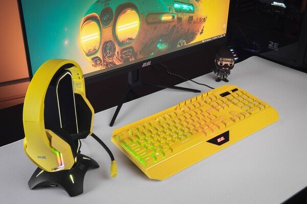 Гарнітура 2E Gaming HG315 RGB USB 7.1 Yellow (2E-HG315YW-7.1)