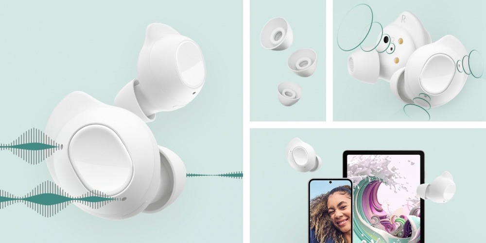 Bluetooth-гарнітура Samsung Galaxy Buds FE SM-R400 White (SM-R400NZWASEK)