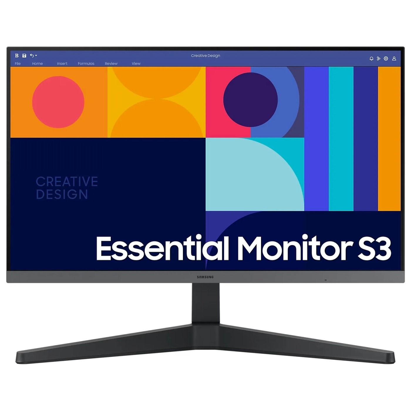 Монiтор Samsung 23.8" Essential LS24C330G (LS24C330GAIXCI) IPS Black 100Hz