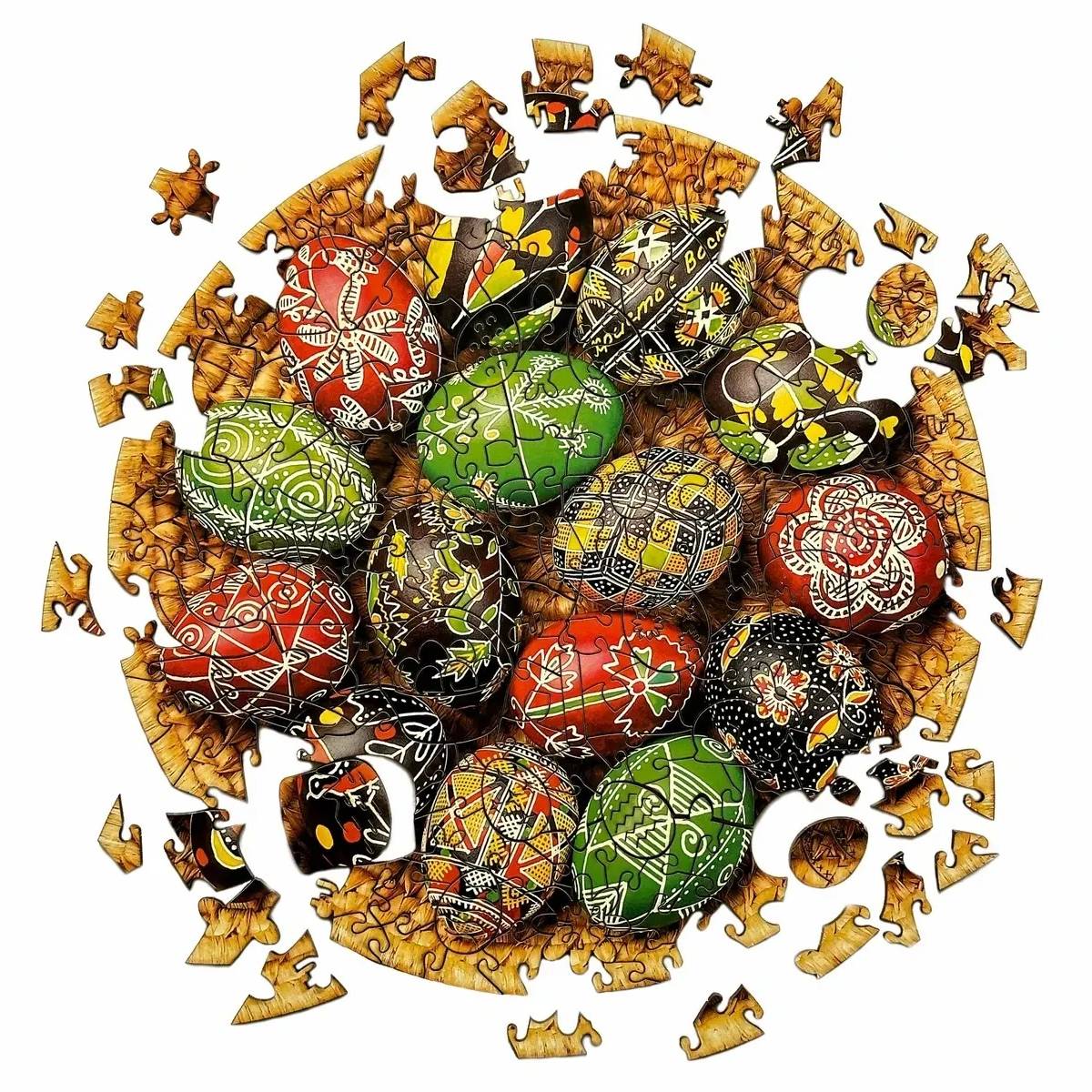 Пазл дерев`яний UkrainianPuzzles Писанки