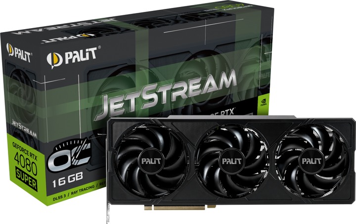 Відеокарта GF RTX 4080 Super 16GB GDDR6X JetStream OC Palit (NED408SS19T2-1032J)