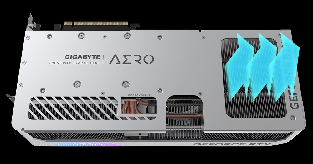 Відеокарта GF RTX 4080 Super 16GB GDDR6X Aero OC Gigabyte (GV-N408SAERO OC-16GD)