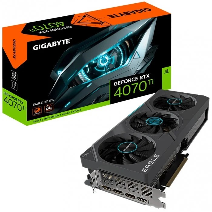 Відеокарта GF RTX 4070 Super 12GB GDDR6X Eagle OC Gigabyte (GV-N407SEAGLE OC-12GD)