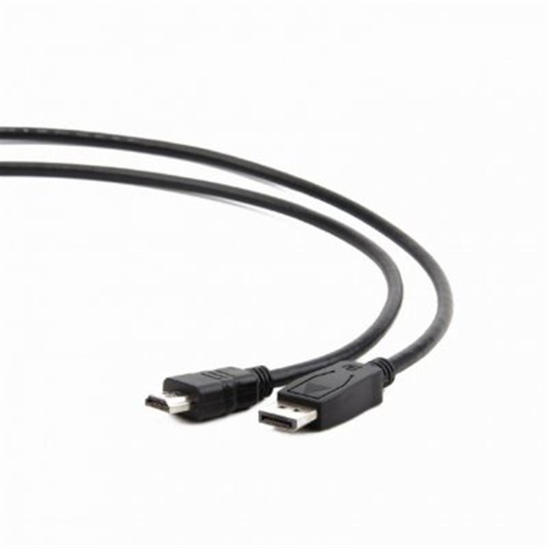 Кабель Cablexpert (CC-DP-HDMI-5M), DisplayPort-HDMI, M/M, 5м, чорний