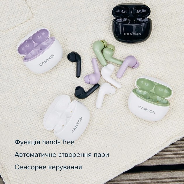 Bluetooth-гарнітура Canyon TWS-5 Black (CNS-TWS5B)