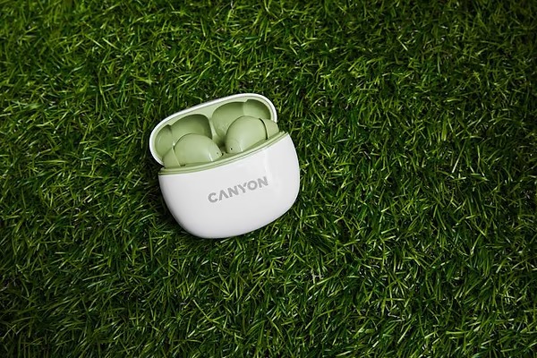 Bluetooth-гарнітура Canyon TWS-5 Green (CNS-TWS5GR)