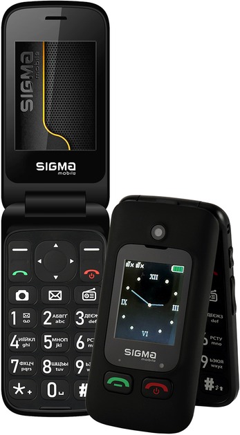 Мобiльний телефон Sigma mobile Comfort 50 Shell Duo Type-C Dual Sim Black (4827798212523)