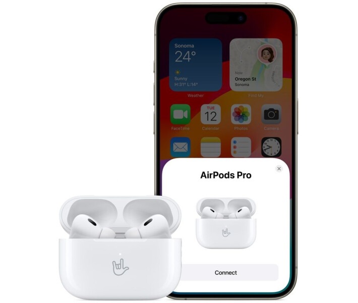 Bluetooth-гарнiтура Apple AirPods Pro 2nd Gen with MagSafe Charging Case USB-C White (MTJV3T)_EU