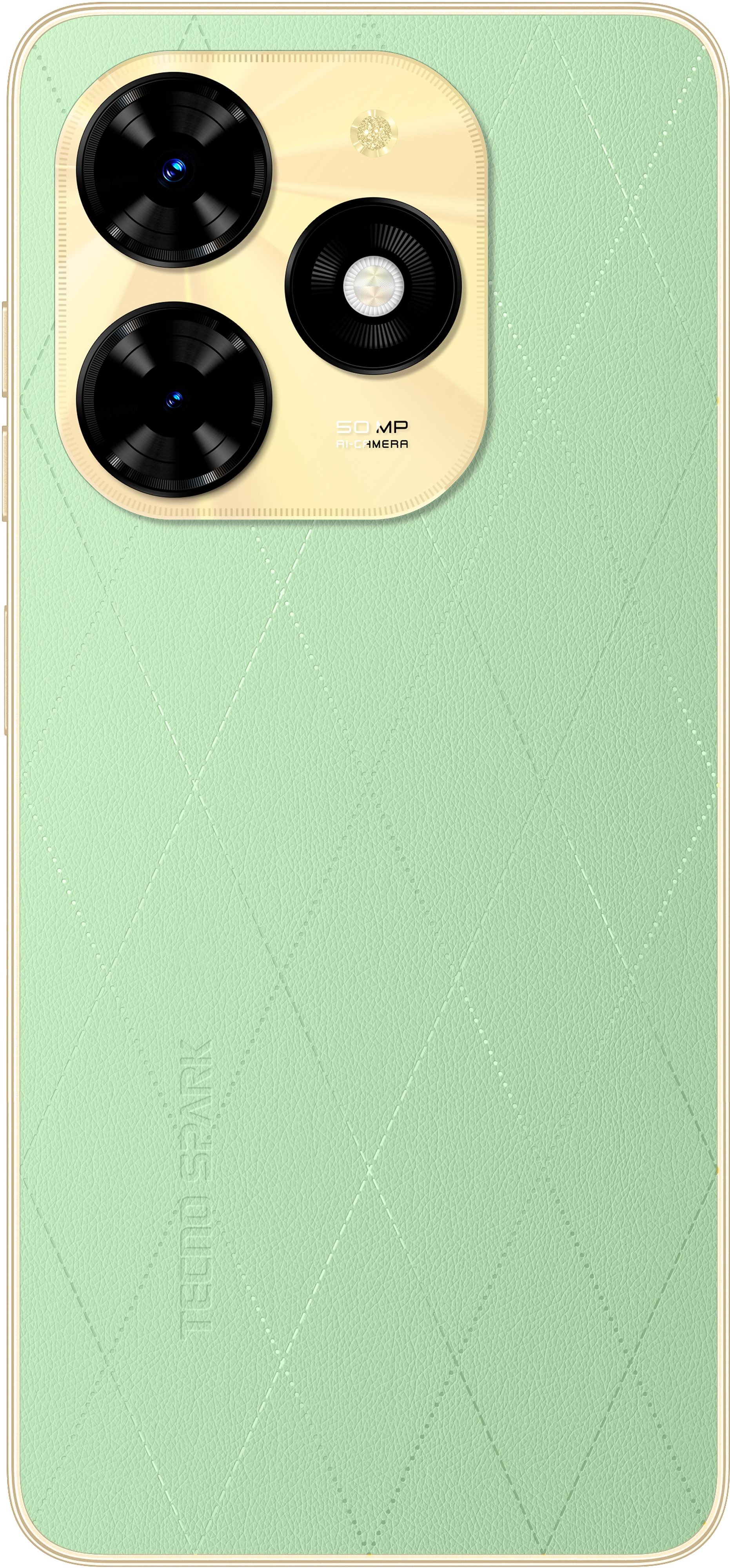 Смартфон Tecno Spark Go 2024 (BG6) 3/64GB Magic Skin Green (4894947010576)