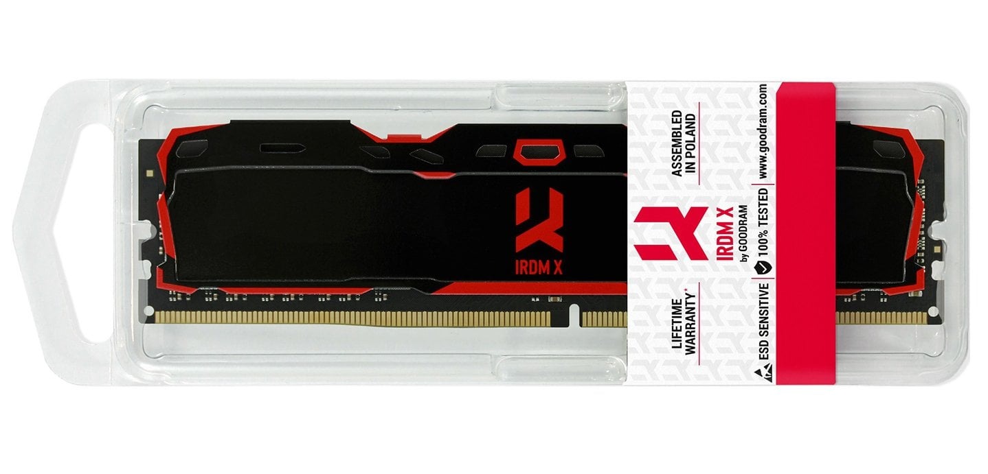 Модуль пам`ятi DDR4 16GB/3200 Goodram Iridium X Black (IR-XL3200D464L16S/16G)