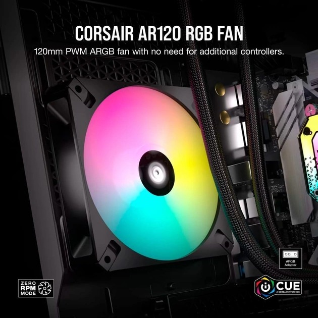 Вентилятор Corsair iCUE AR120 Digital RGB Black (CO-9050166-WW)