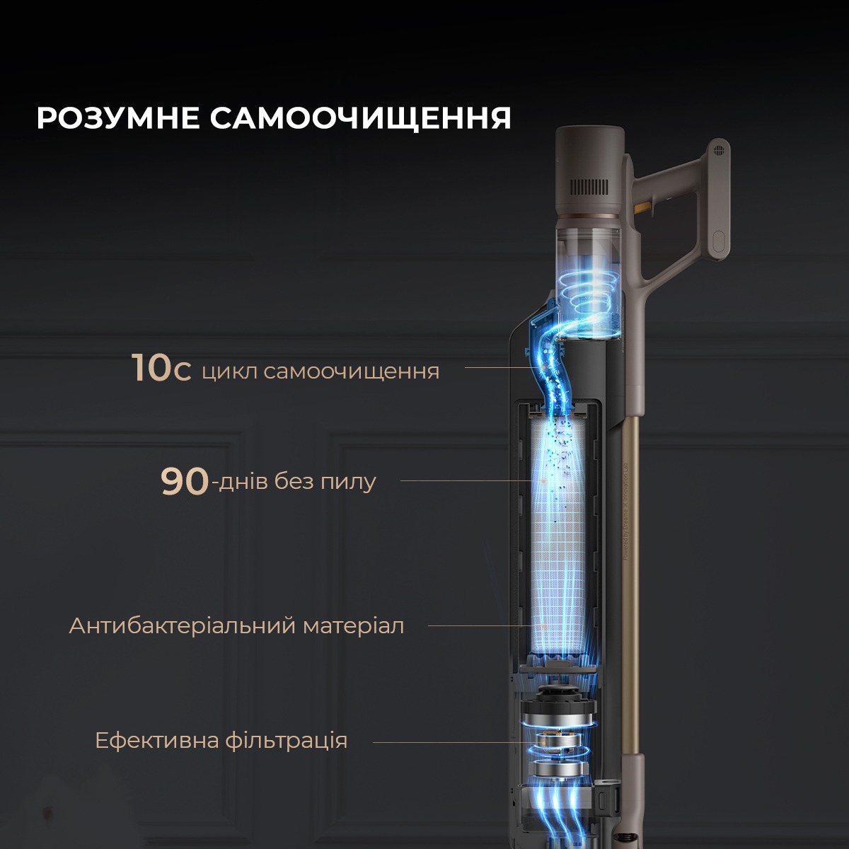 Акумуляторний пилосос Dreame Z10 Station (VPV17A)