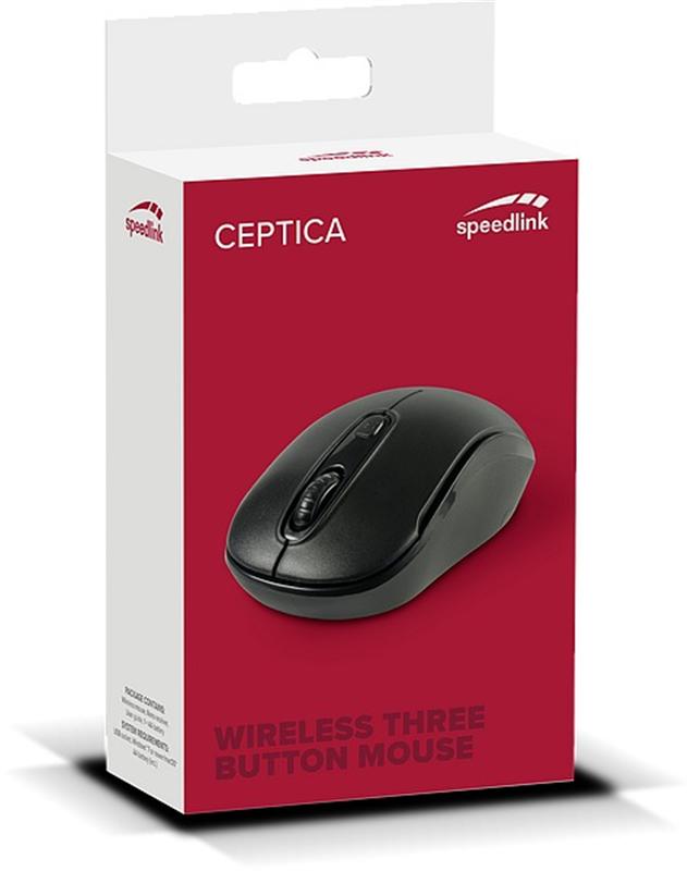 Миша бездротова SpeedLink Ceptica Black (SL-630013-BKBK)