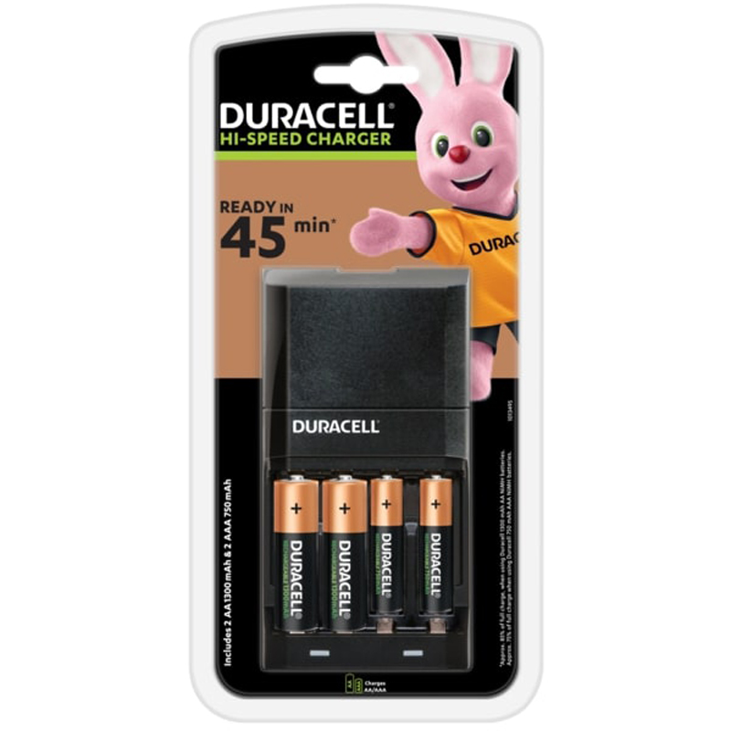 Заряднoe устройство Duracell CEF27 + AA NI-MH 1300 mAh 2шт + AAA NI-MH 750 mAh 2шт Заряднoe устройство Duracell CEF27 + AA NI-MH 1300 mAh 2шт + AAA NI-MH 750 mAh 2шт
