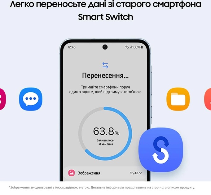 Смартфон Samsung Galaxy A55 SM-A556 8/128GB Dual Sim Yellow (SM-A556BZYAEUC)