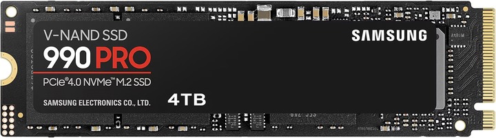 Накопичувач SSD  4ТB Samsung 990 PRO M.2 2280 PCIe 4.0 x4 NVMe V-NAND MLC (MZ-V9P4T0BW)