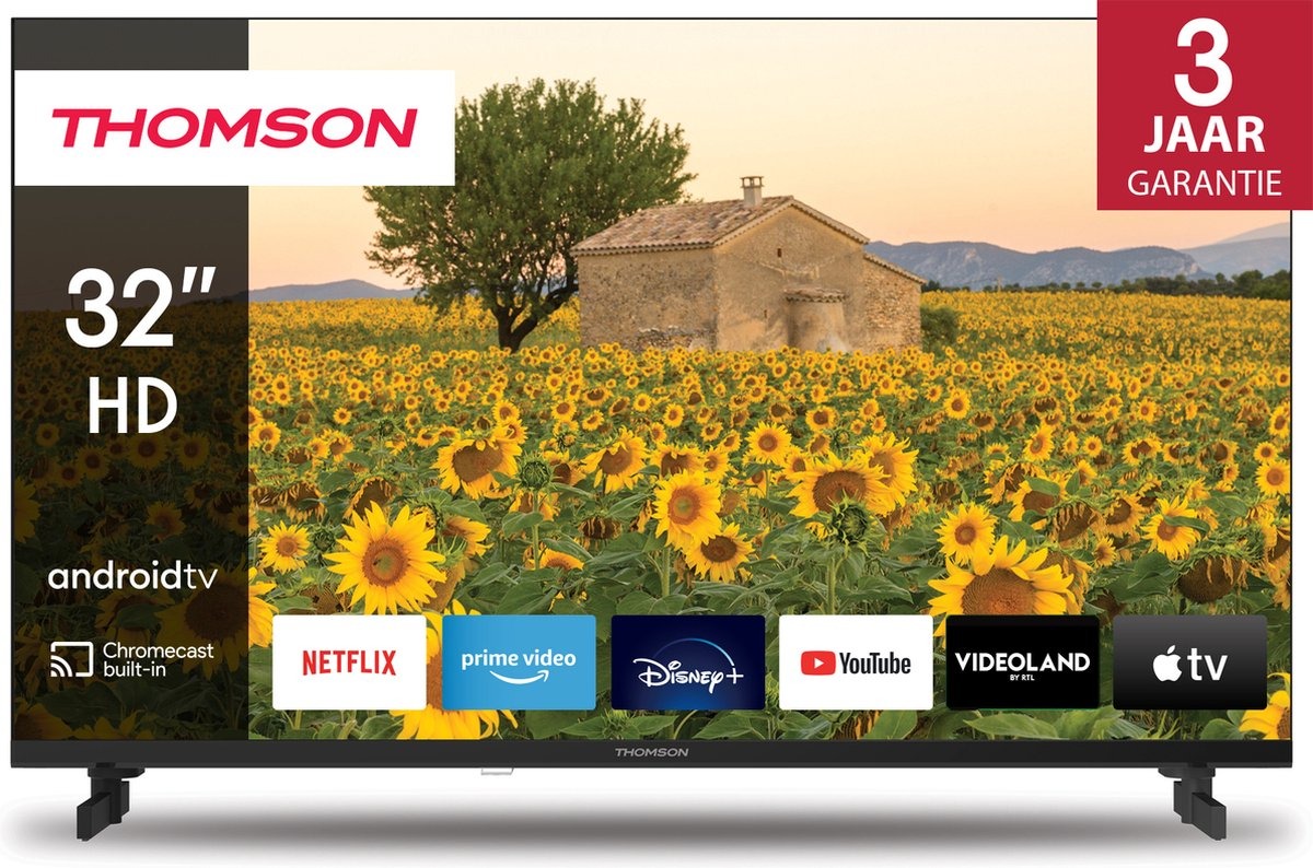 Телевiзор Thomson Android TV 32" HD 32HA2S13