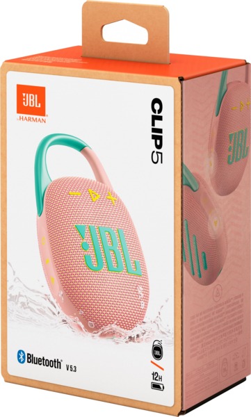 Акустична система JBL Clip 5 Pink (JBLCLIP5PINK)