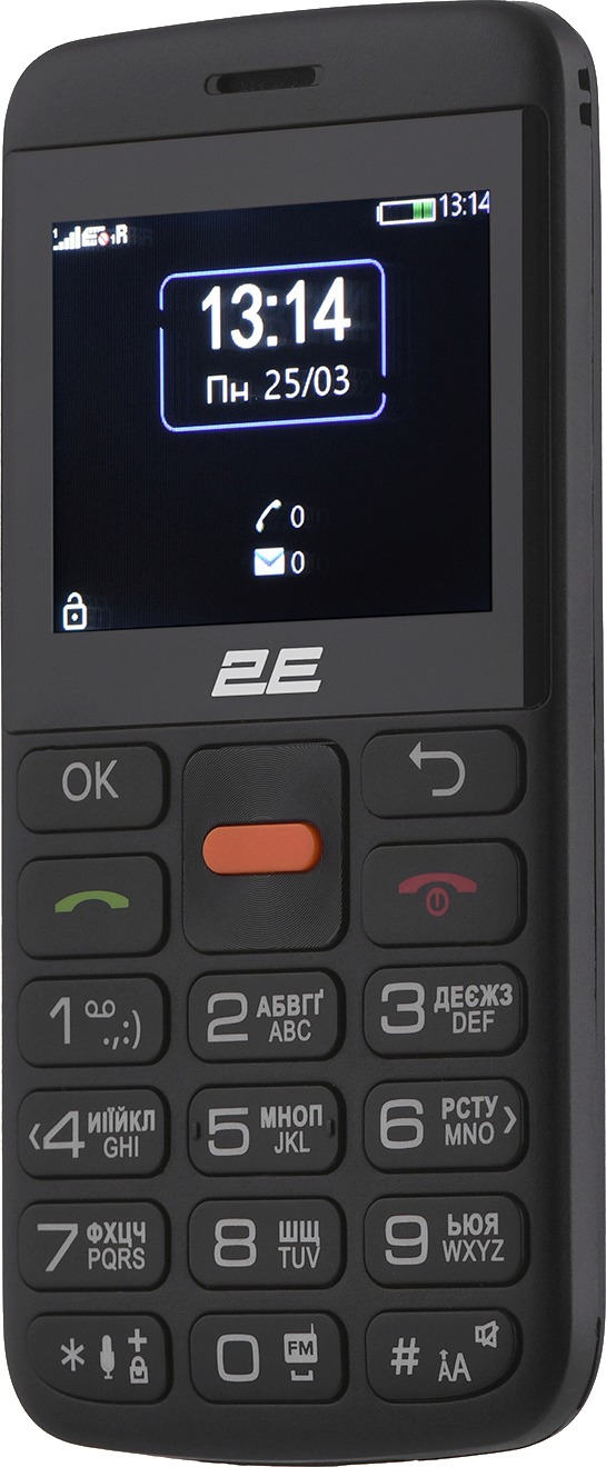 Мобiльний телефон 2E T180 Max Dual Sim Black (688130251051)