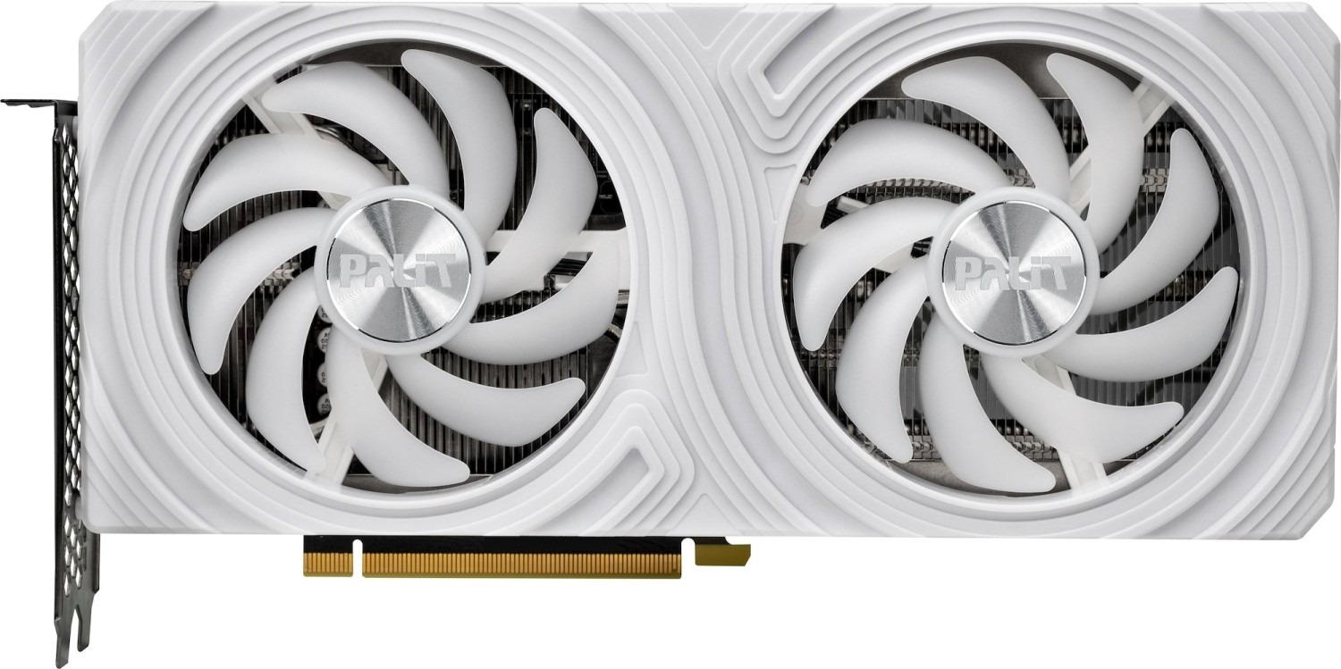 Відеокарта GF RTX 4060 Ti  8GB GDDR6 White Palit (NE6406T019P1-1048L)