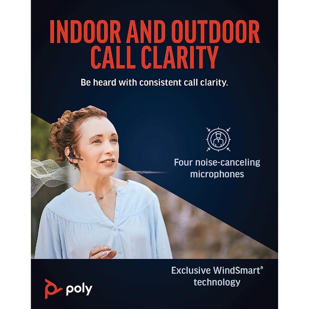 Гарнитура Poly Voyager 5200 M USB-A HS Black (8H5Q3AA) Гарнитура Poly Voyager 5200 M USB-A HS Black (8H5Q3AA)