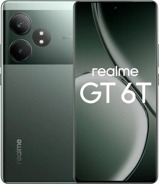 Смартфон Realme GT 6T 5G (RMX3853) 12/256GB Razor Green