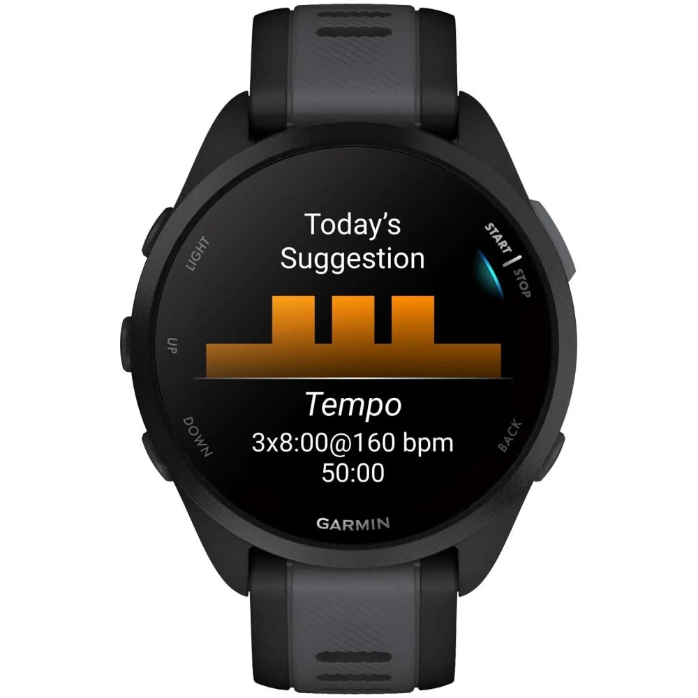 Смарт-годинник Garmin Forerunner 165 Black/Slate Gray (010-02863-A0)