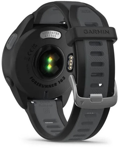 Смарт-годинник Garmin Forerunner 165 Black/Slate Gray (010-02863-A0)