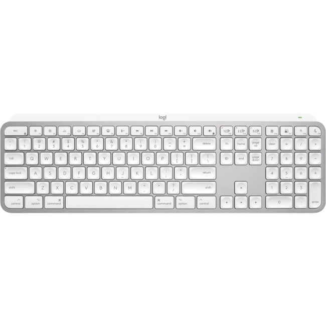 Клавiатура бездротова Logitech MX Keys S for Mac Pale Grey (920-011638)