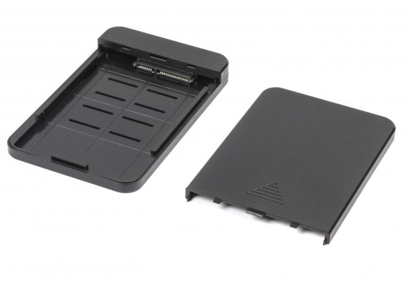 Зовнішня кишеня AgeStar для підключення SATA HDD/SDD 2.5", USB3.1, алюміній, Black (31UB2A18)