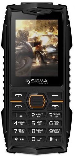 Мобільний телефон Sigma mobile X-treme AZ68 Dual Sim Black/Orange