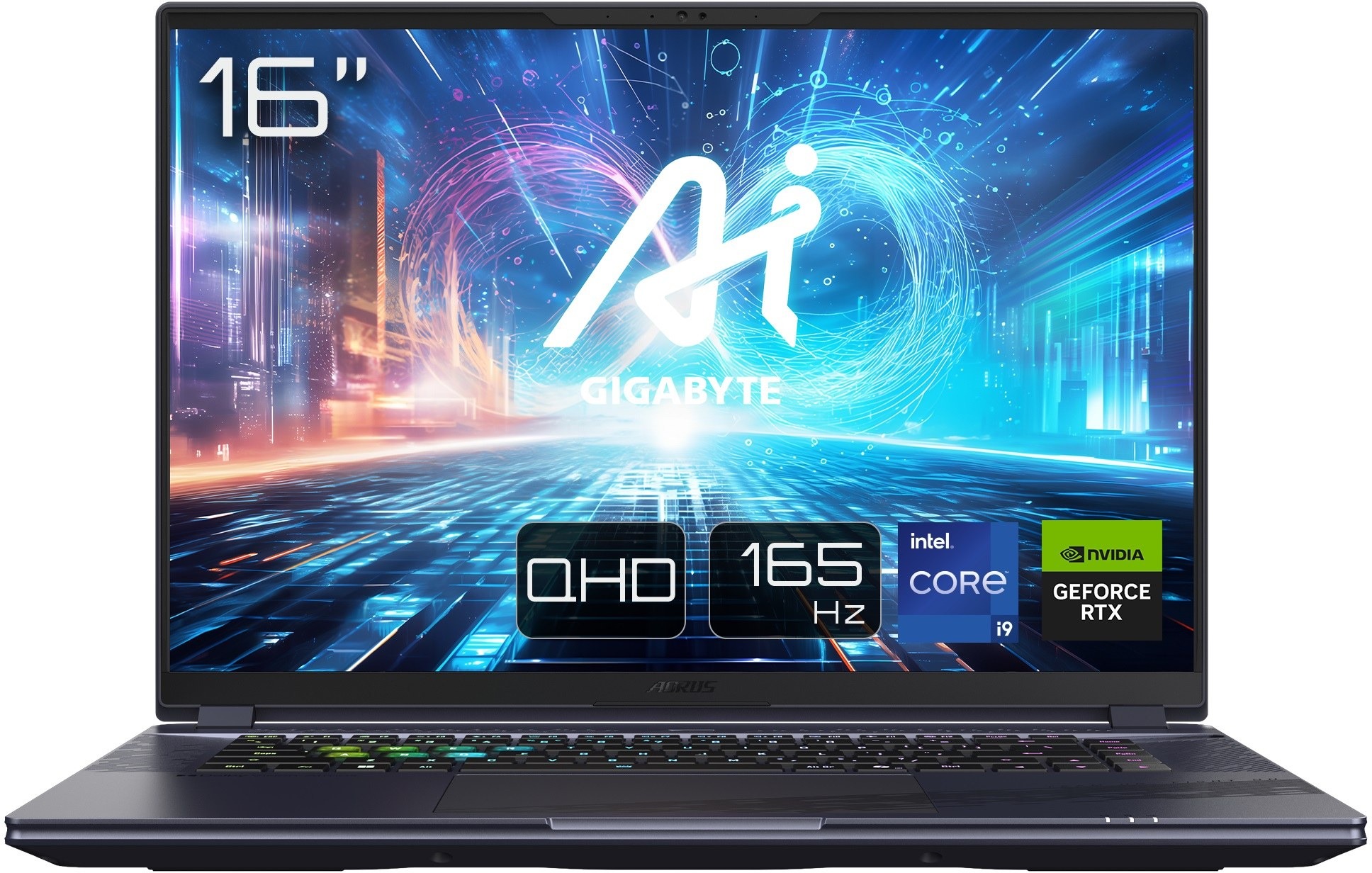 Ноутбук Gigabyte Aorus 16X (2024) (AORUS 16X ASG-63UAC64SH) Midnight Gray