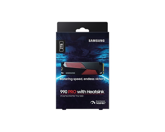 Накопичувач SSD 2TB Samsung 990 PRO M.2 PCIe 4.0 x4 3D NAND (MZ-V9P2T0CW)