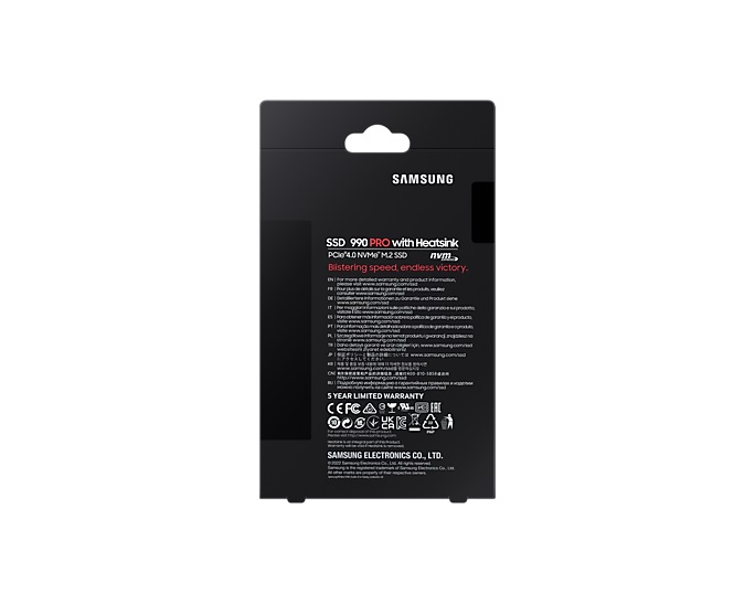 Накопичувач SSD 2TB Samsung 990 PRO M.2 PCIe 4.0 x4 3D NAND (MZ-V9P2T0CW)