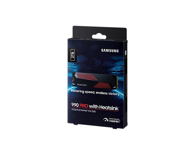 Накопичувач SSD 2TB Samsung 990 PRO M.2 PCIe 4.0 x4 3D NAND (MZ-V9P2T0CW)